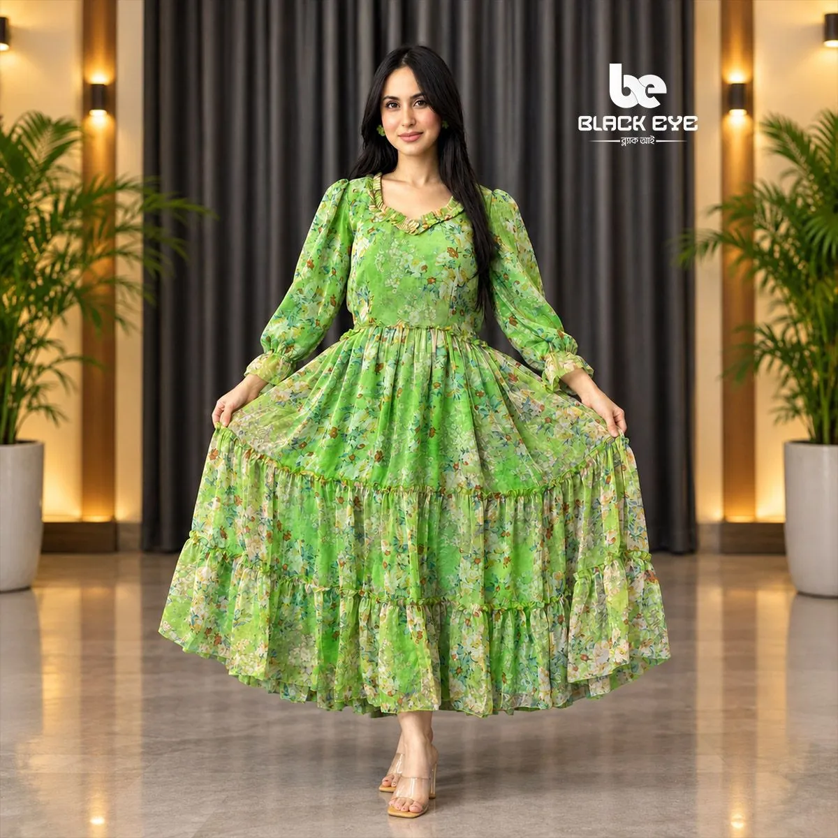 Midi Gown (Lemon)
