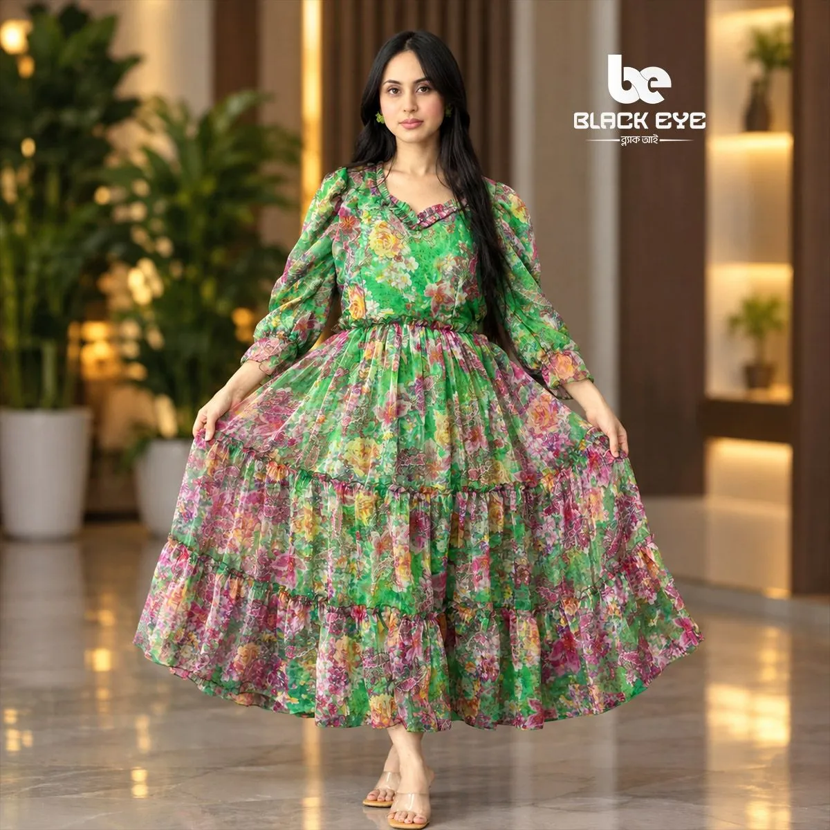 Midi Gown (Green)